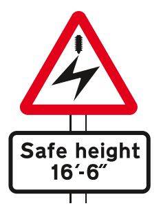 safe height sign