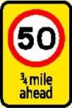 temporary speed limit at road works