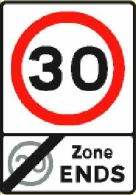 30mph zone ends