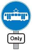 trams only