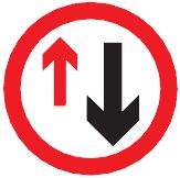 give way to oncoming traffic