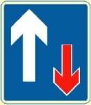 priority over opposite direction vehicles