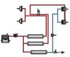 Airbrake system diagram