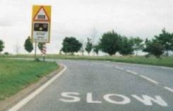 level crossing ahead