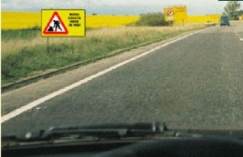 roadworks ahead