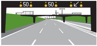 Active Traffic Management on a motorway