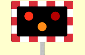 You Re Waiting At A Level Crossing The Red Warning Lights Continue To Flash After A Train Has Passed By What Should You Do Driving Tests