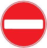 no entry sign