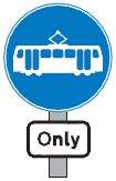 trams only