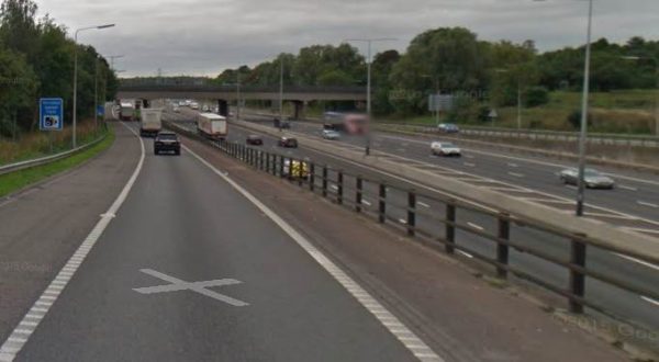 Junction 23 Waltham Cross M25 westbound