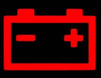 battery warning light