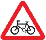 cyclist-route-warning-sign