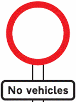 no-vehicles-except-bicycles-being-pushed-sign