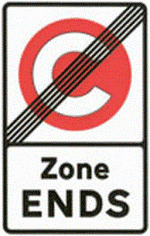 congestion-zone-ends-information-sign