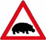 hippo-warning-sign-africa
