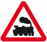 train-level-crossing-without-barrier-warning-sign