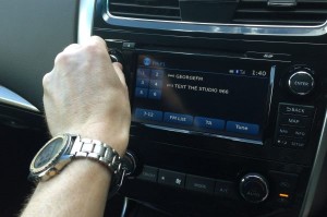 Changing the radio distracted up to 34% of respondents in the 18-24 age group