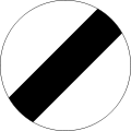 national speed limit applies