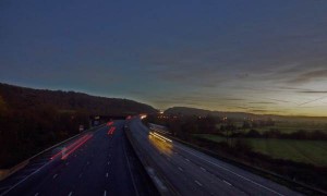 Motorway blind yeo and moor