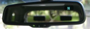 rear view mirror with compass