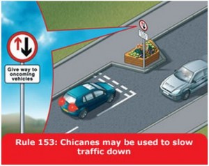 highway-code-rule-153-chicanes