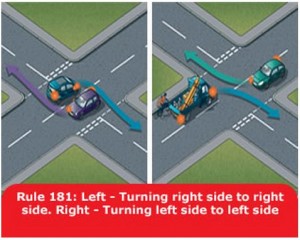 highway-code-rule-181-turning-left-right