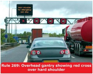 highway-code-rule-269-overhead-gantry