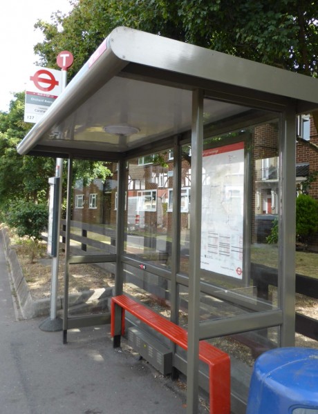 bus stop in Wallington, London