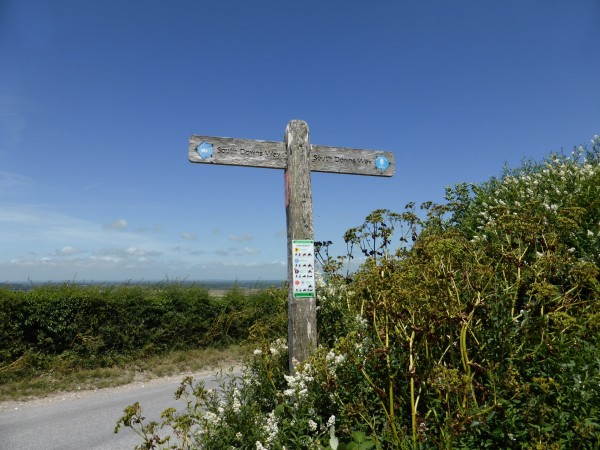 south downs way walk signage