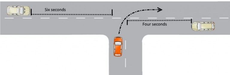 Emerging from junctions: choosing the right gap