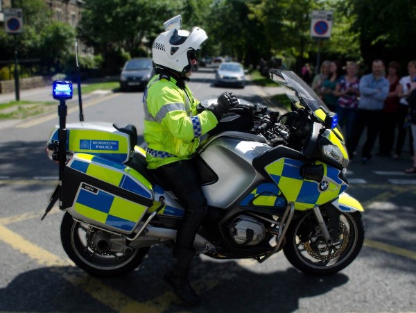 metropolitan police motorbike