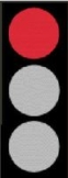 Red traffic light