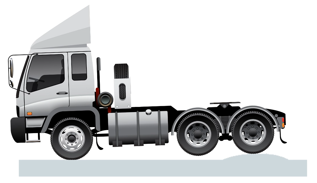 Which axle is the drive axle on a lorry?