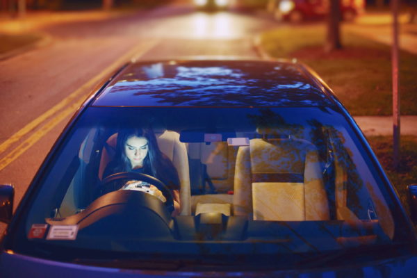 Should you drive at night with your interior light on? | Highway Code