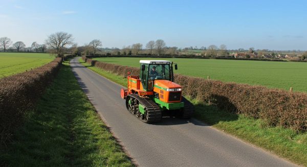 Track laying Agricultural tractor